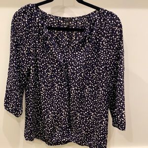 Navy top by Ann Taylor